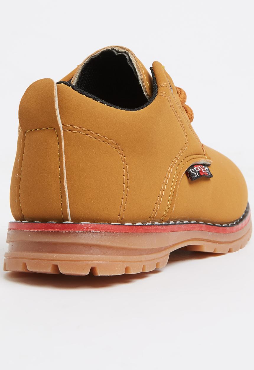 Pop Candy - Lace Up Shoe Tan