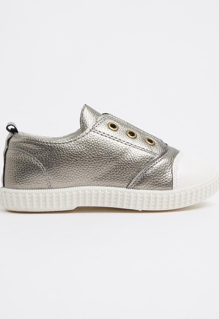 Pop Candy - Girls Sneaker Silver
