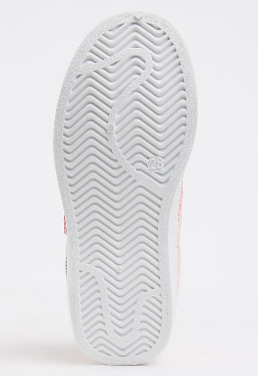 Pop Candy - Velcro Strap Sneaker Pale Pink
