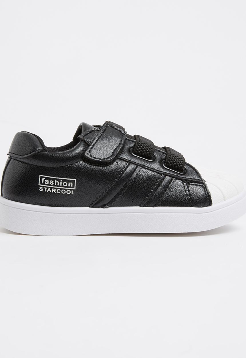Pop Candy - Velcro Strap Sneaker Black