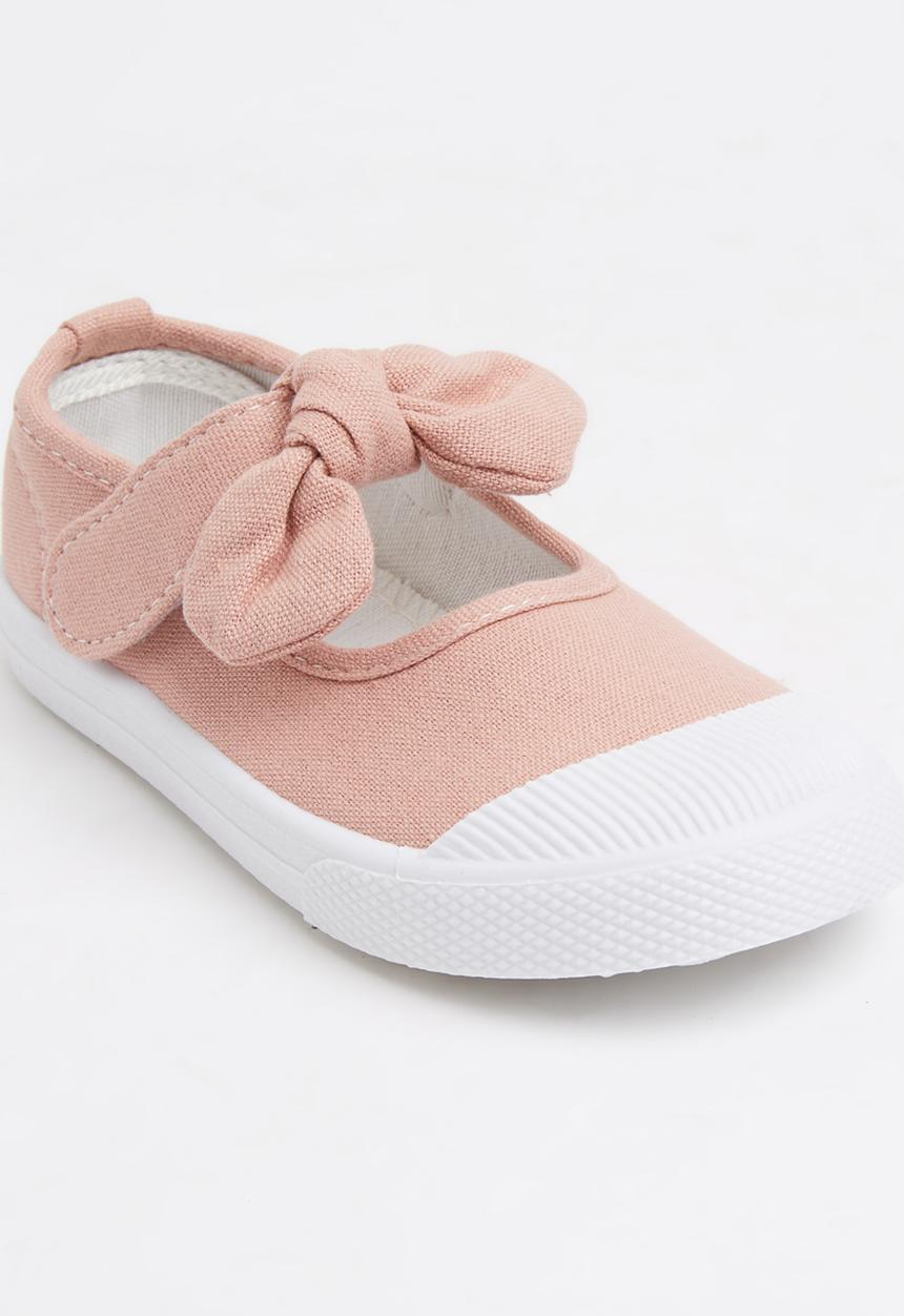 Pop Candy - Girls Slip On Sneaker Pale Pink