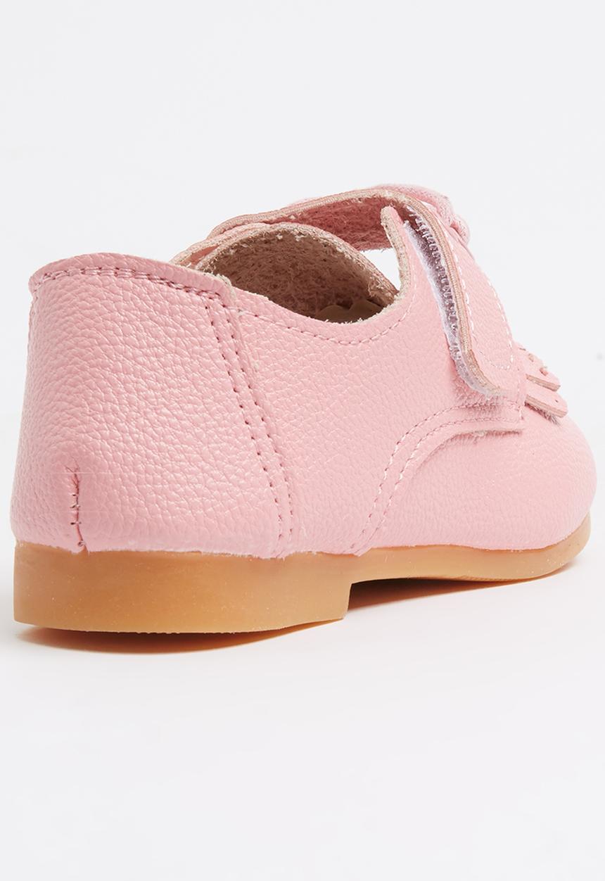 Pop Candy - Fringed Oxford Shoe Pale Pink
