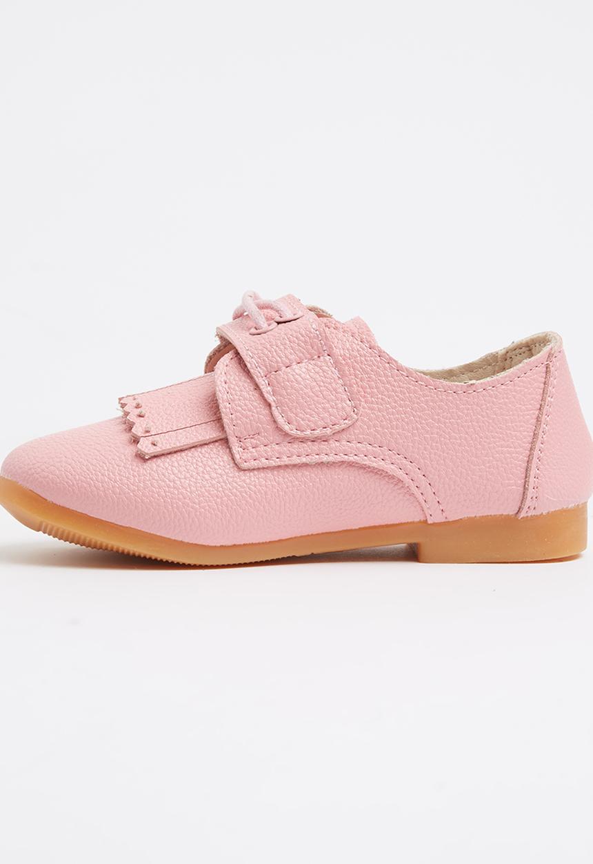 Pop Candy - Fringed Oxford Shoe Pale Pink