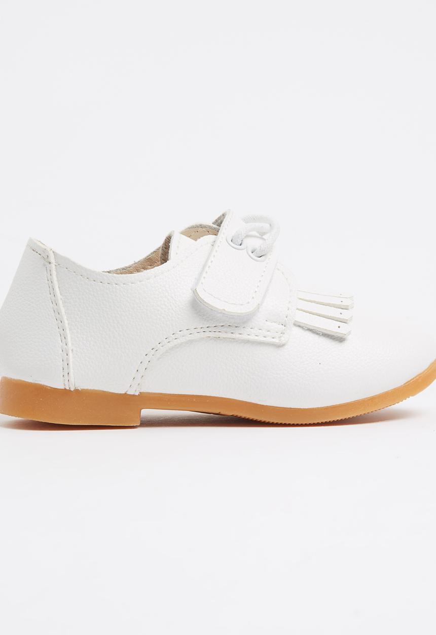 Pop Candy - Fringed Oxford Shoe White