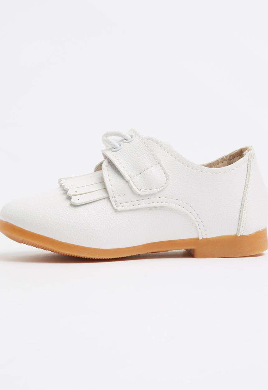 Pop Candy - Fringed Oxford Shoe White