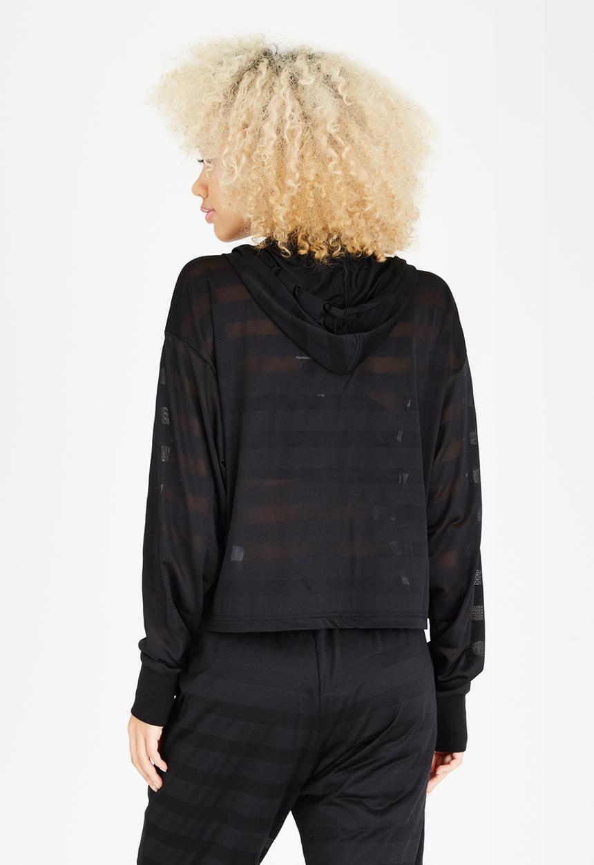 PUMA - Burn Out Fullzip Hoody Black