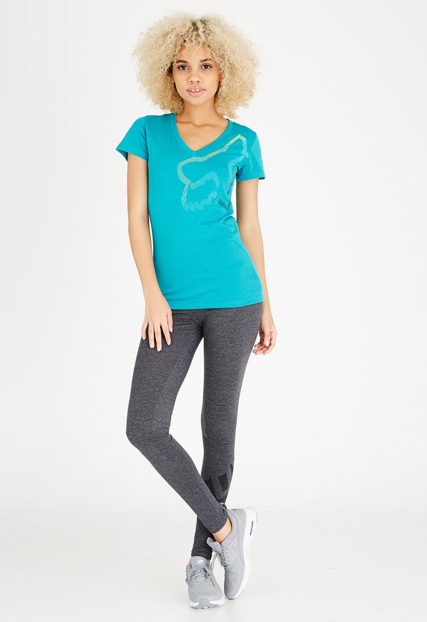 Fox - Perfor V-neck Tee Mid Green