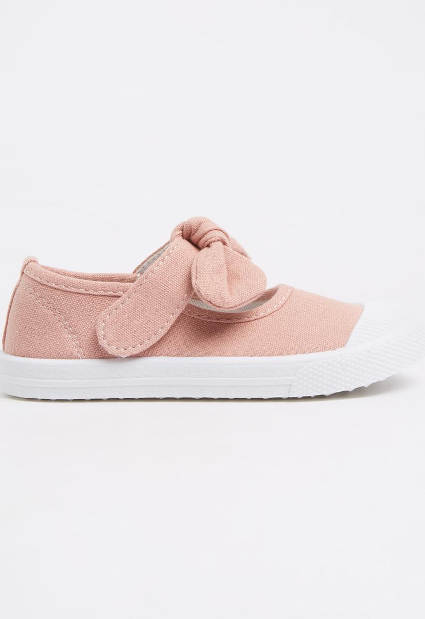 Pop Candy - Girls Slip On Sneaker Pale Pink