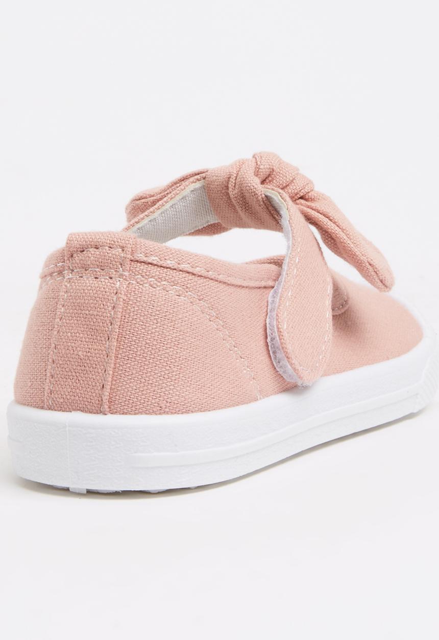Pop Candy - Girls Slip On Sneaker Pale Pink