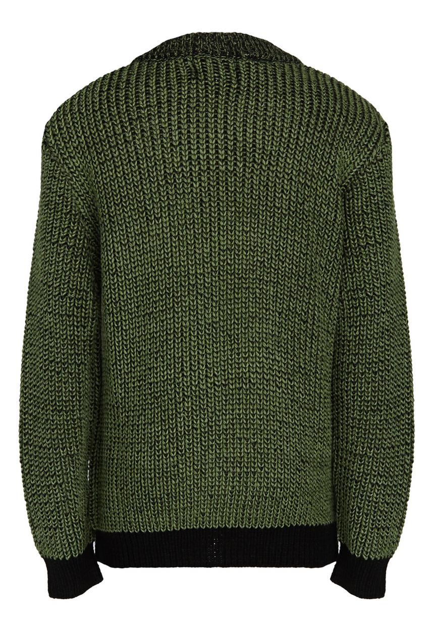 See-Saw - 2 Tone Knit Jumper Khaki Green