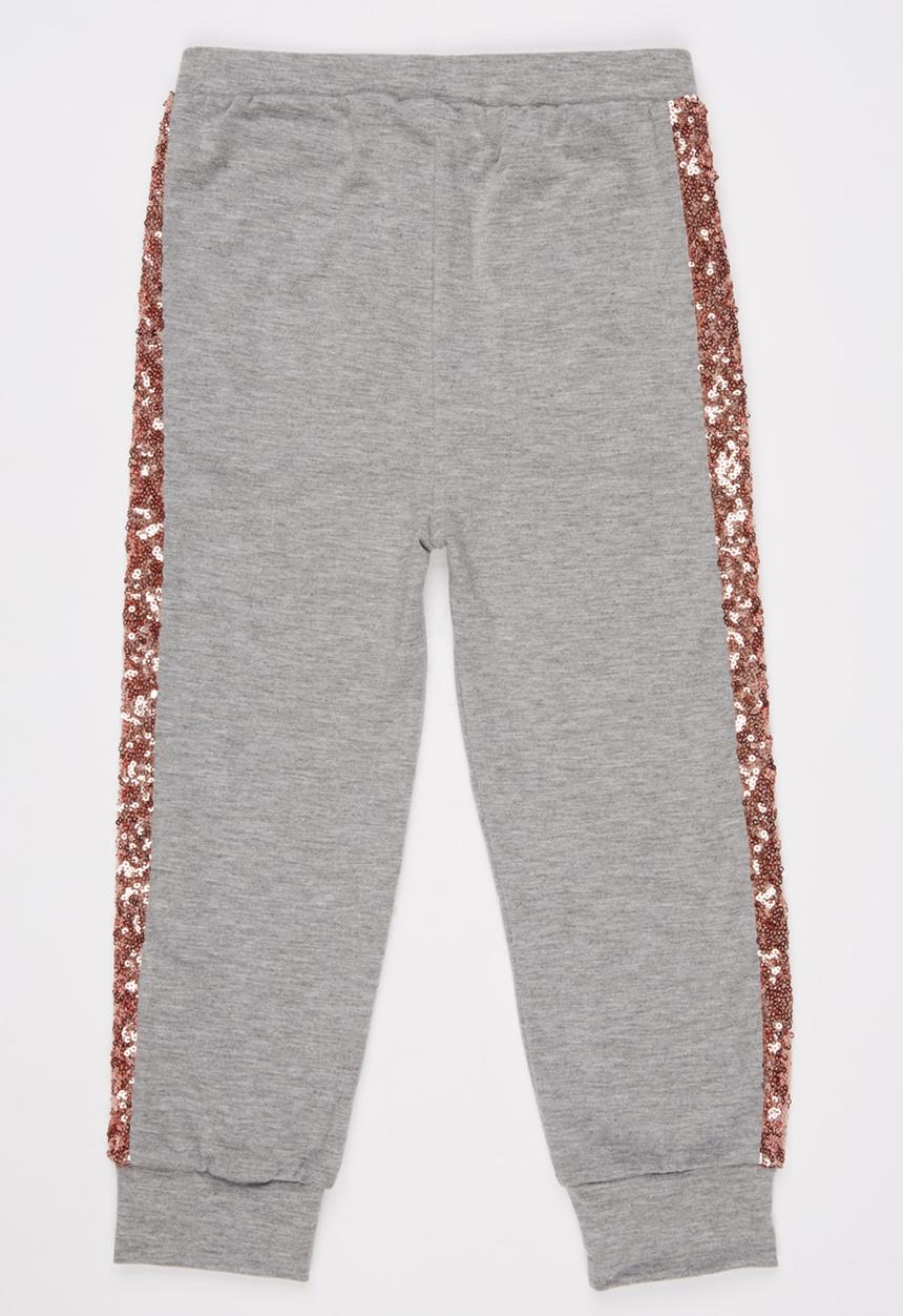 See-Saw - Sequin Inset Jogger Pale Grey