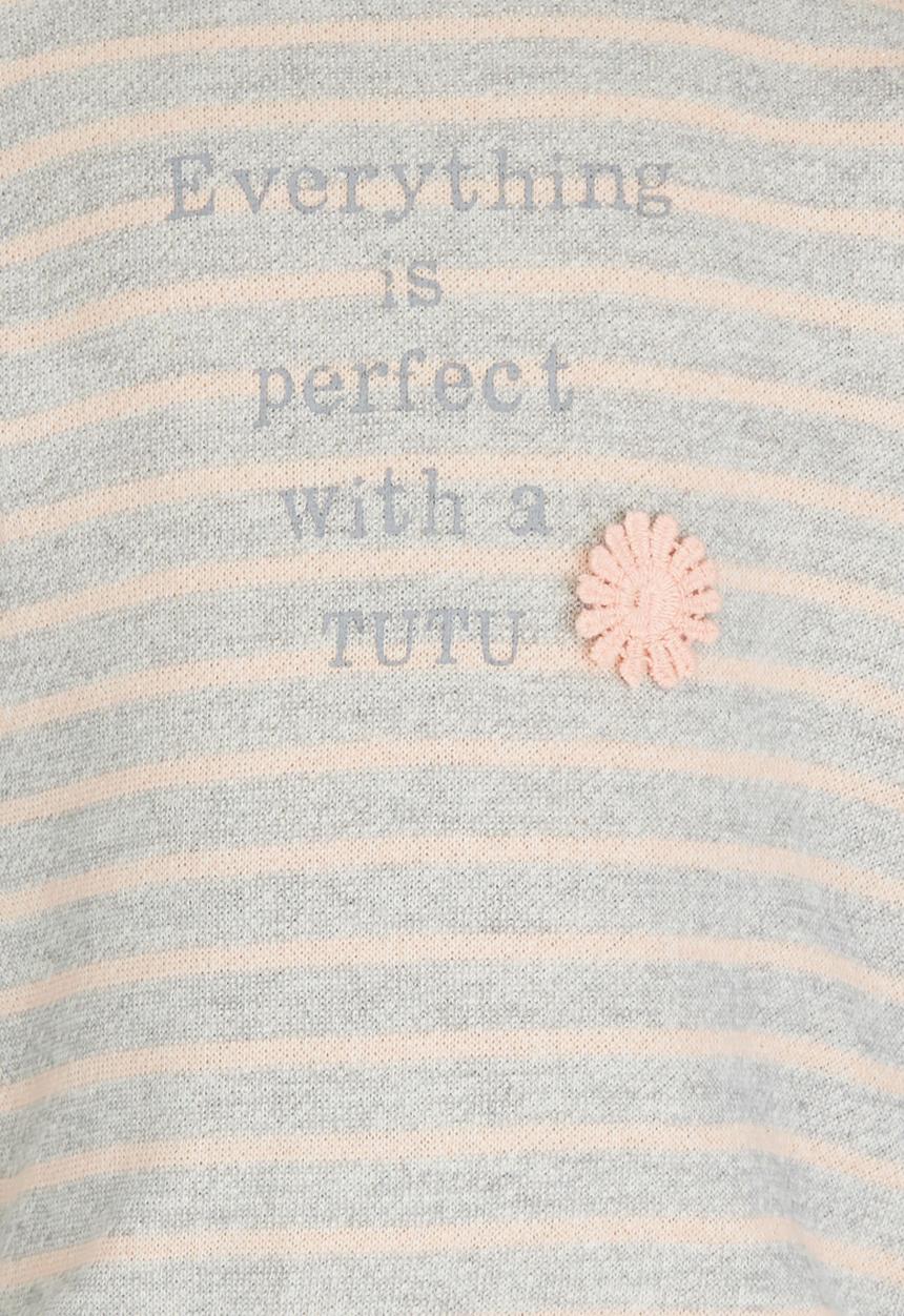 See-Saw - Longer Length Fleece Sweater Grey Melange