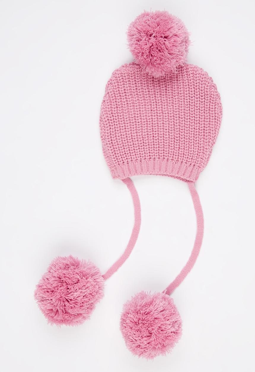 See-Saw - Tassle Beanie Mid Pink