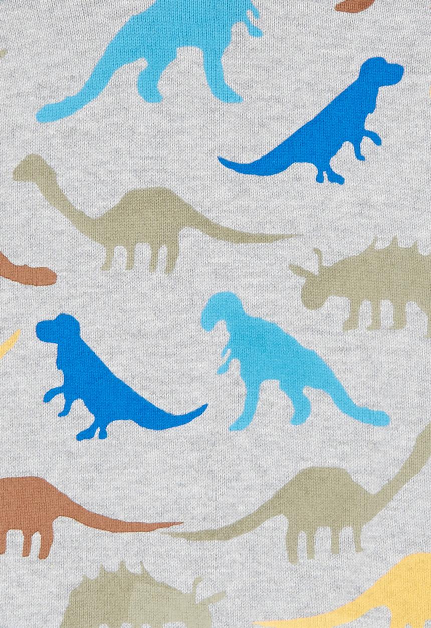 See-Saw - Dino Knit Pale Grey