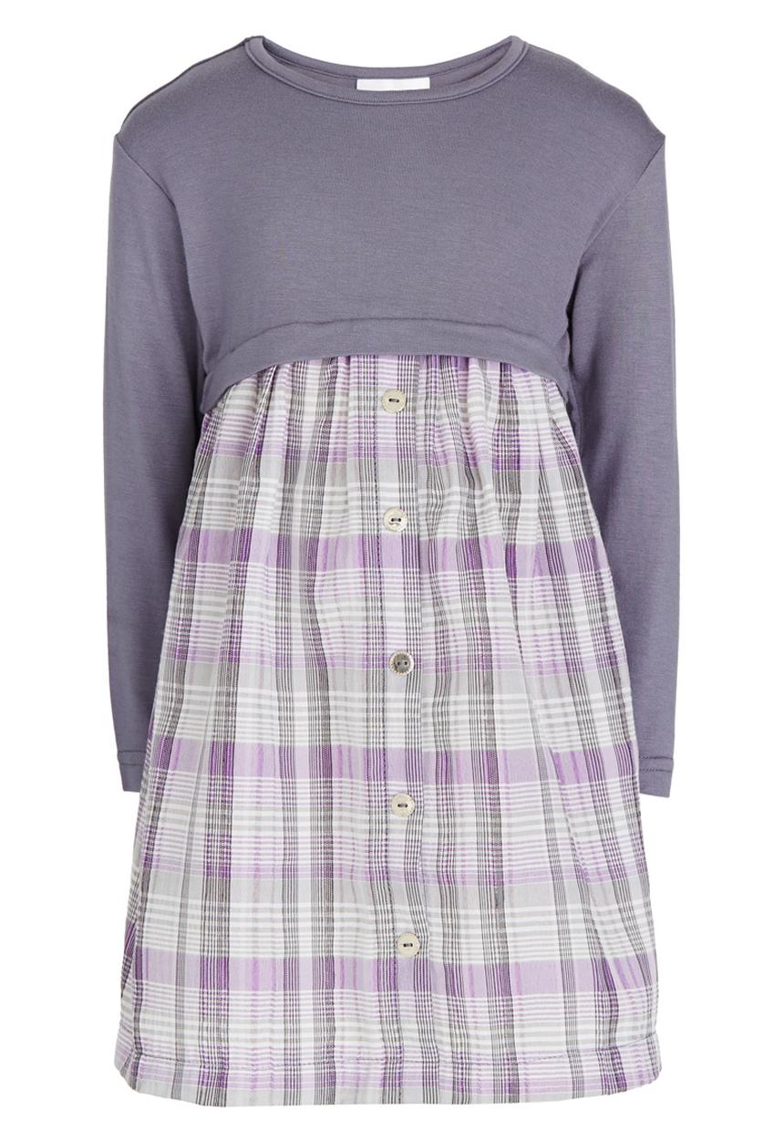 See-Saw - Combo Dress Mid Purple