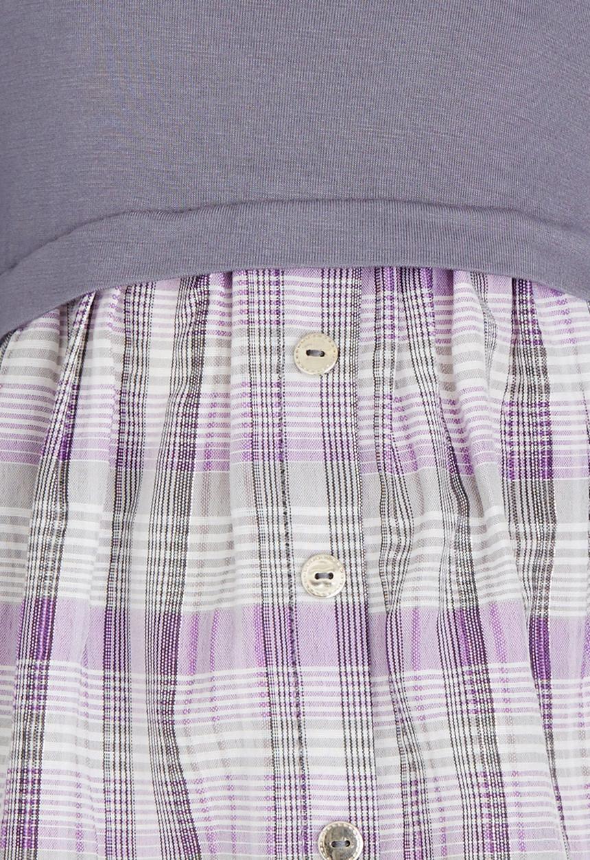 See-Saw - Combo Dress Mid Purple