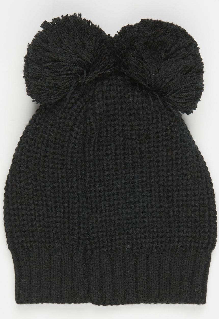 See-Saw - Tassle Ear Beanie Black