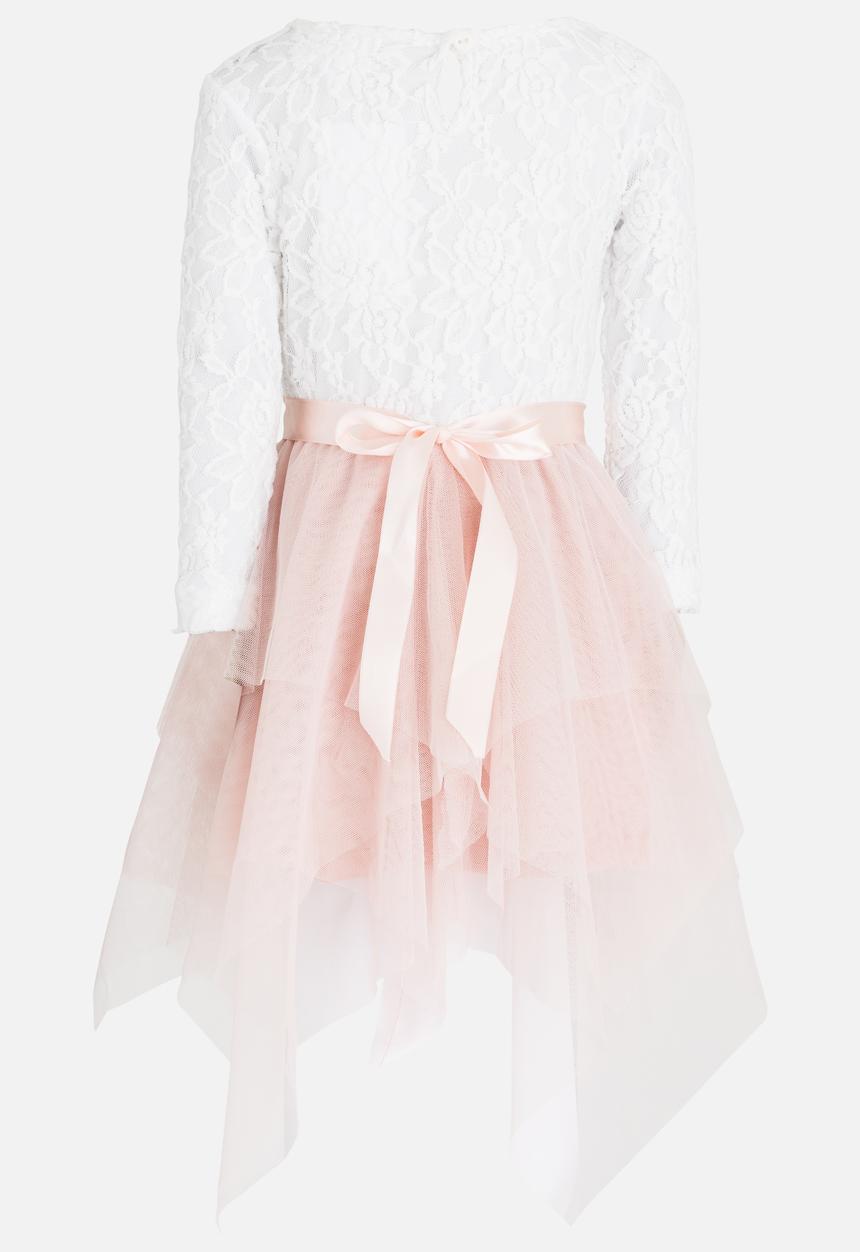 See-Saw - Tulle Dress with Lace Pale Pink