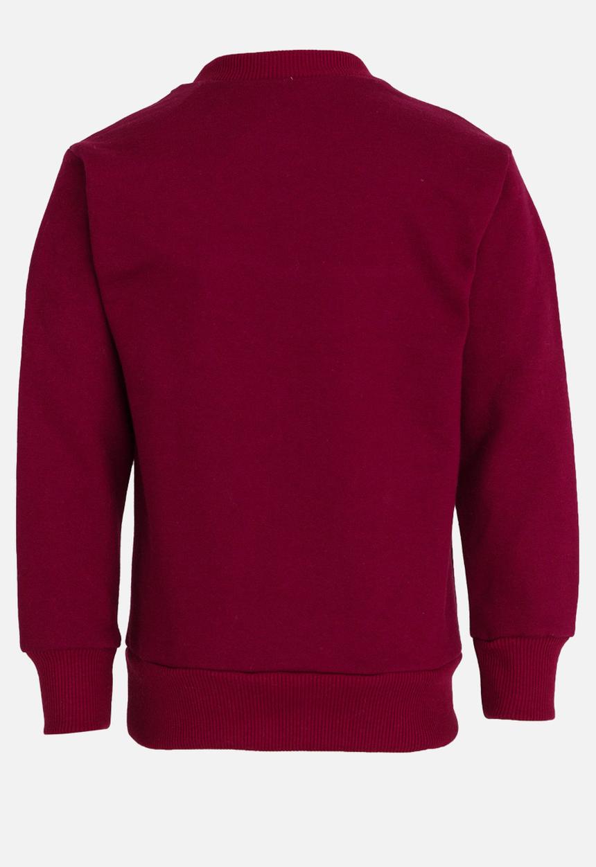 See-Saw - Applique Sweat Top Maroon