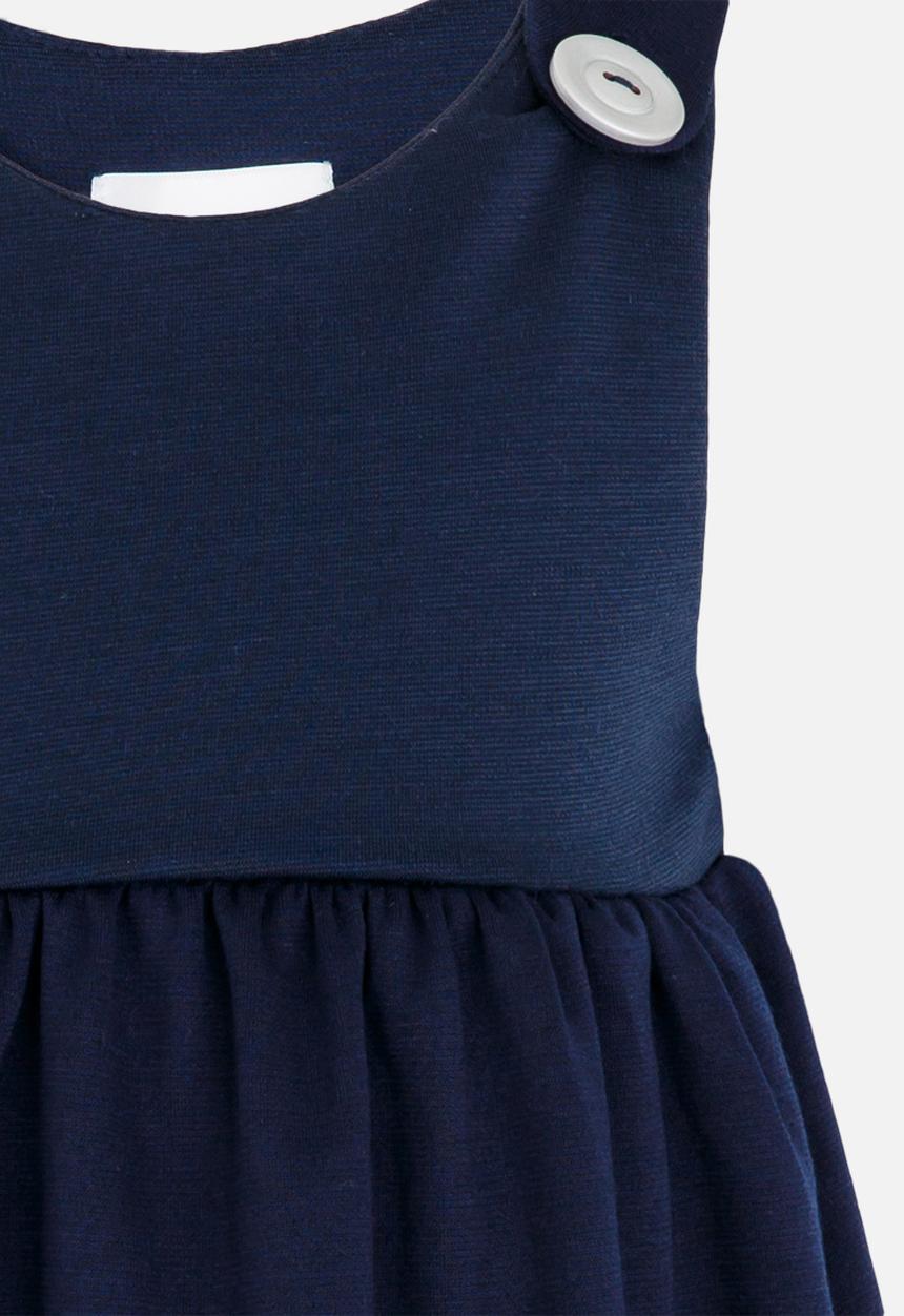 See-Saw - Pinafore with Front Pockets Navy