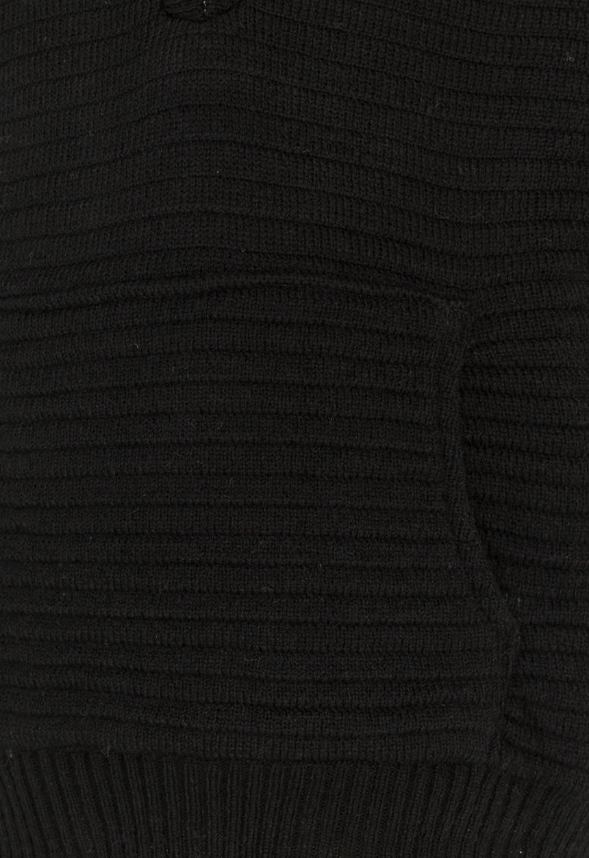 See-Saw - Zip Hooded Jersey Black