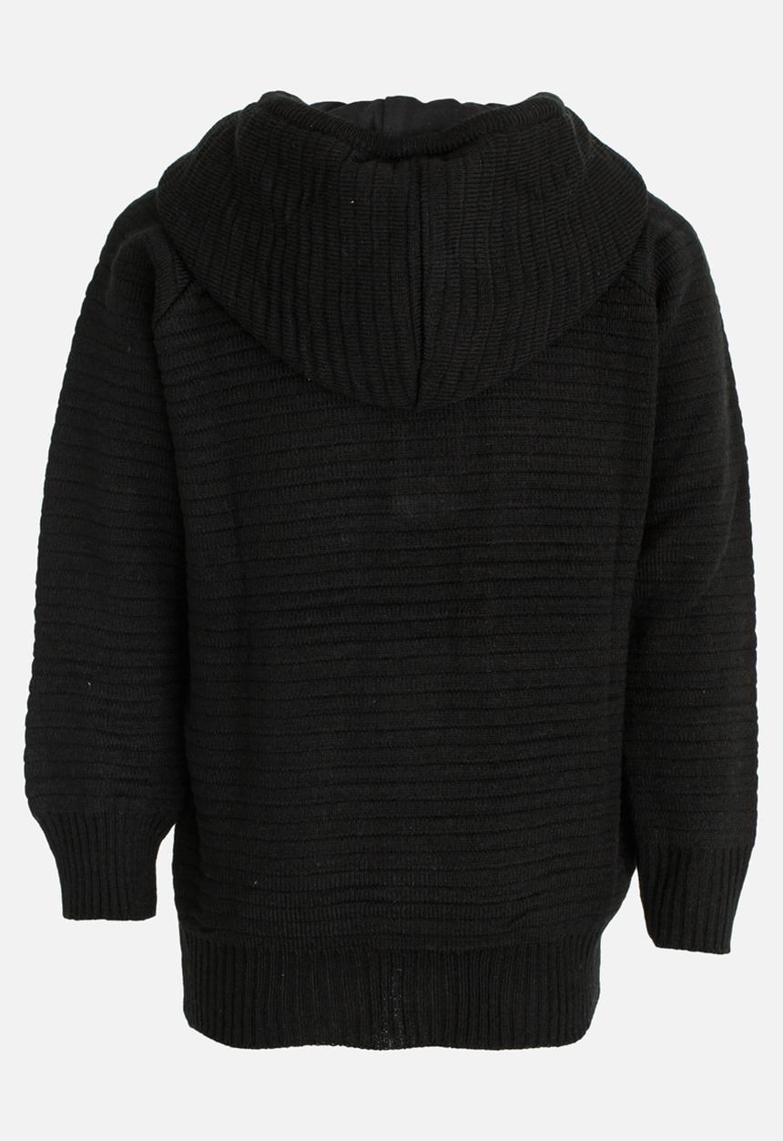 See-Saw - Zip Hooded Jersey Black