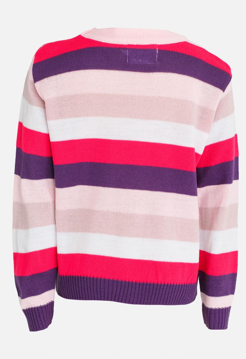 See-Saw - Stripe Jersey Mid Pink