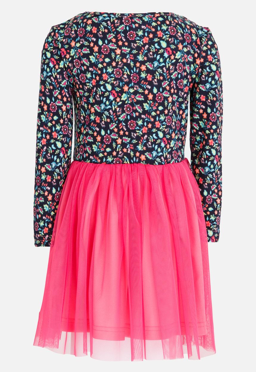 See-Saw - Combo floral dress - pink