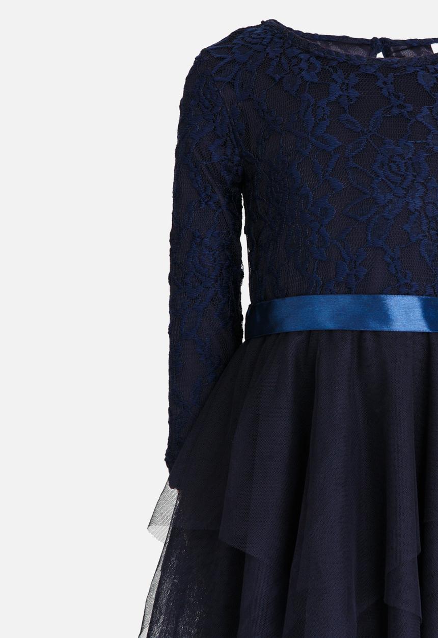 See-Saw - Tulle Dress with Lace Navy
