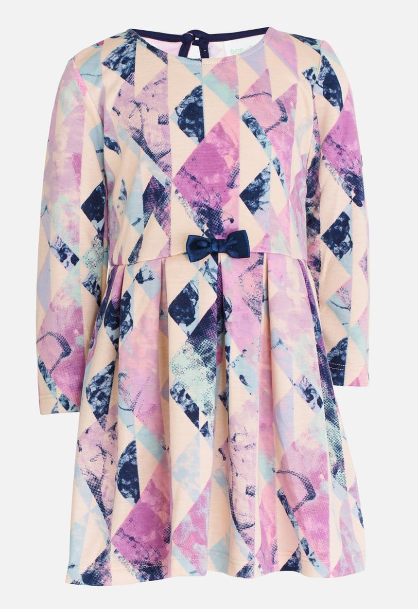 See-Saw - Fit and Flare Dress Pale Pink