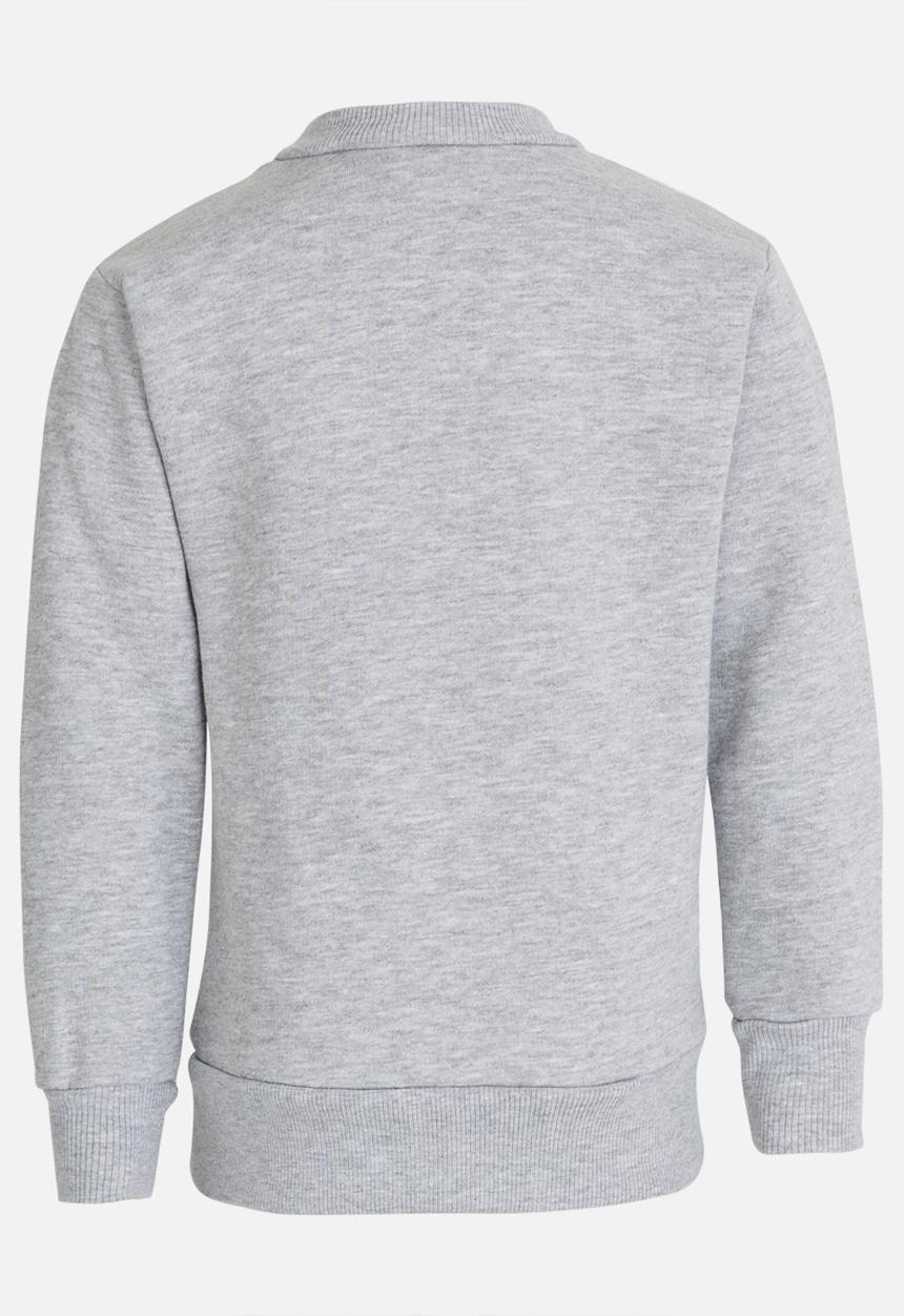 See-Saw - Applique Sweat Top Grey Melange