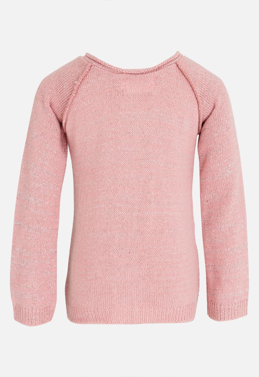 See-Saw - Pointelle Long Sleeve Cardigan Pale Pink