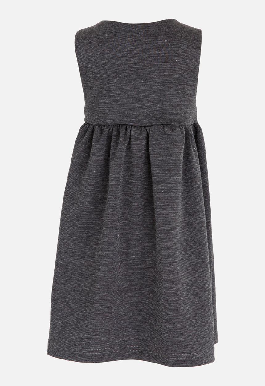 See-Saw - Pinafore with Front Pockets Charcoal