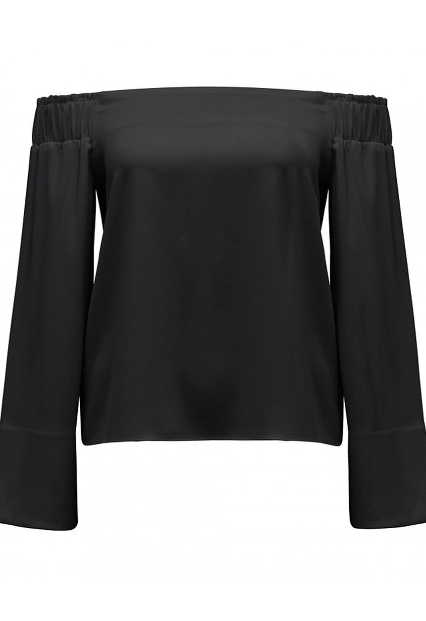 Forever New (Spree) - Issy Off Shoulder Flare Sleeve Top Black