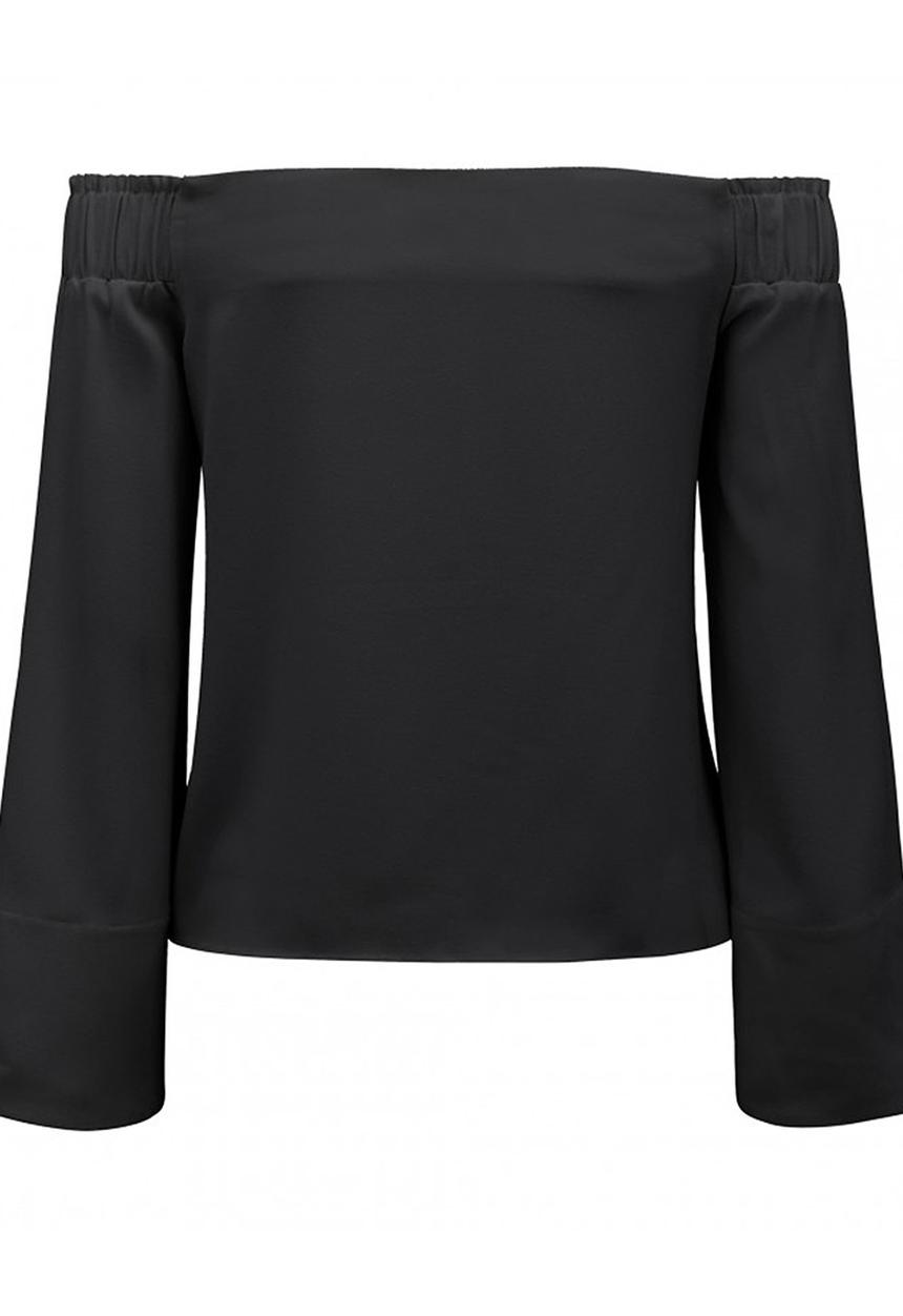 Forever New (Spree) - Issy Off Shoulder Flare Sleeve Top Black
