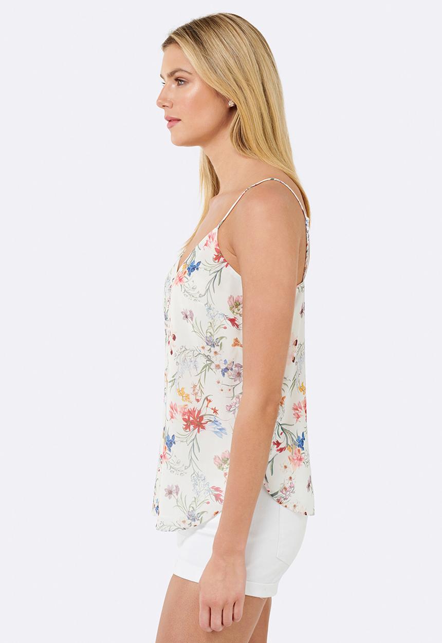 Forever New (Spree) - Anita Button Up Cami Multi-colour