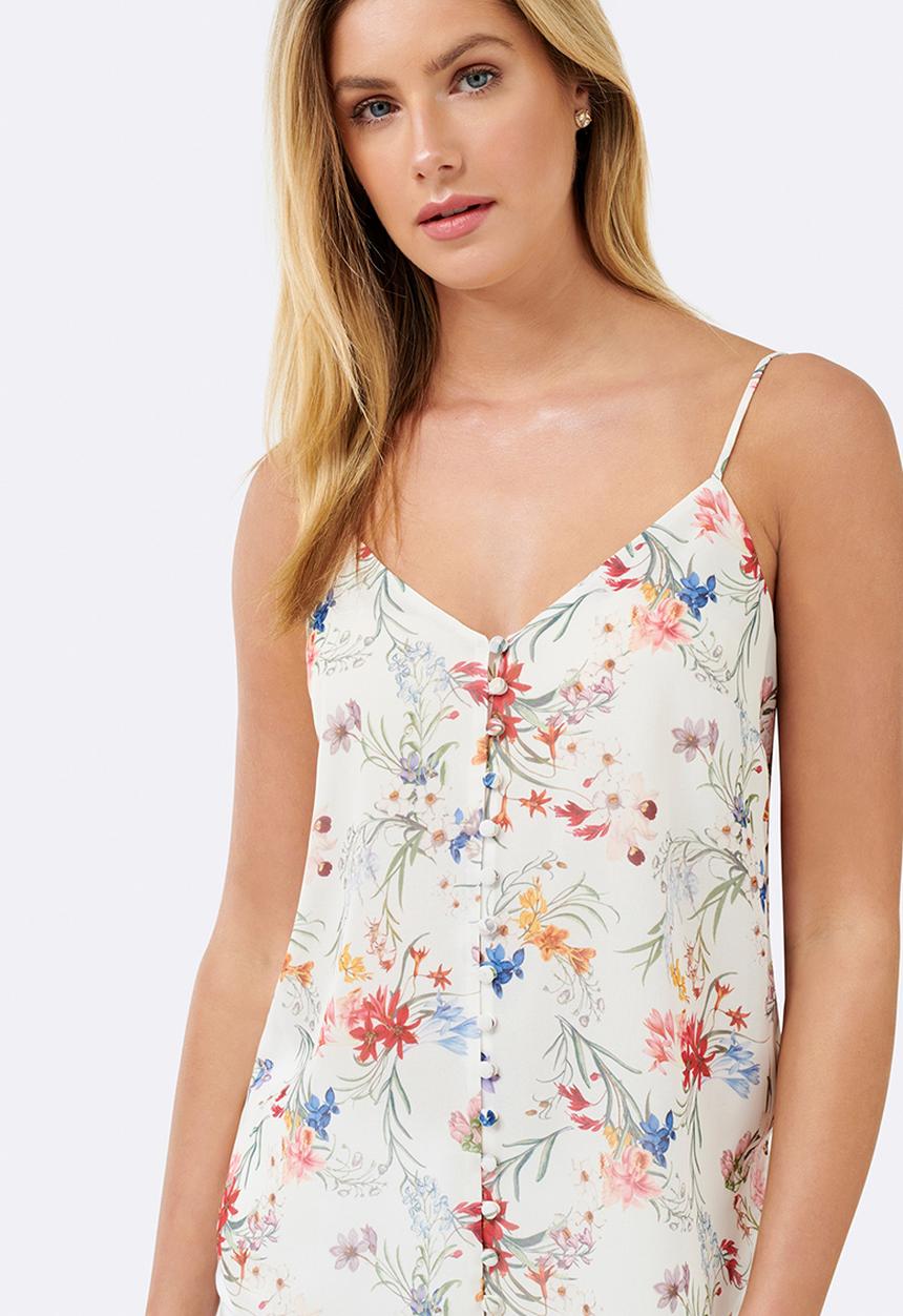 Forever New (Spree) - Anita Button Up Cami Multi-colour