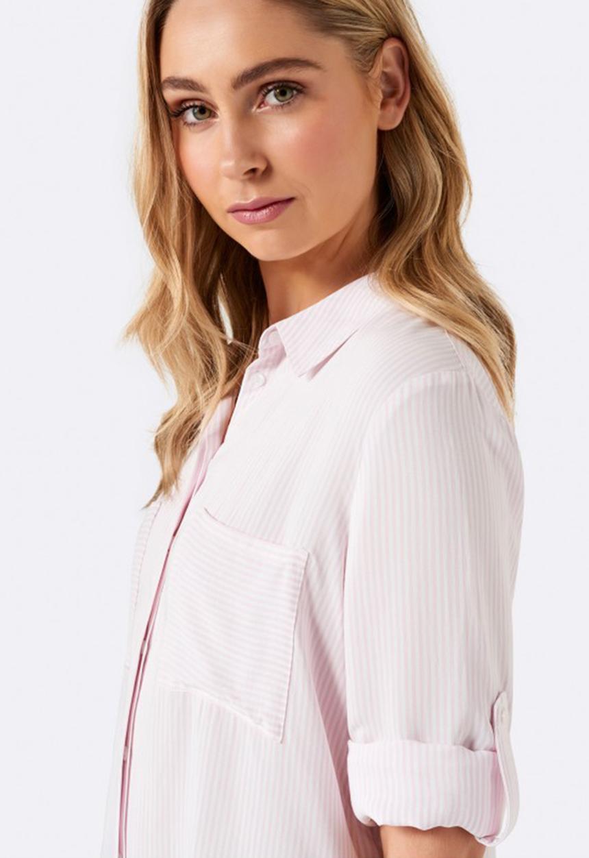 Forever New (Spree) - Mabel Stripe Shirt Pale Pink