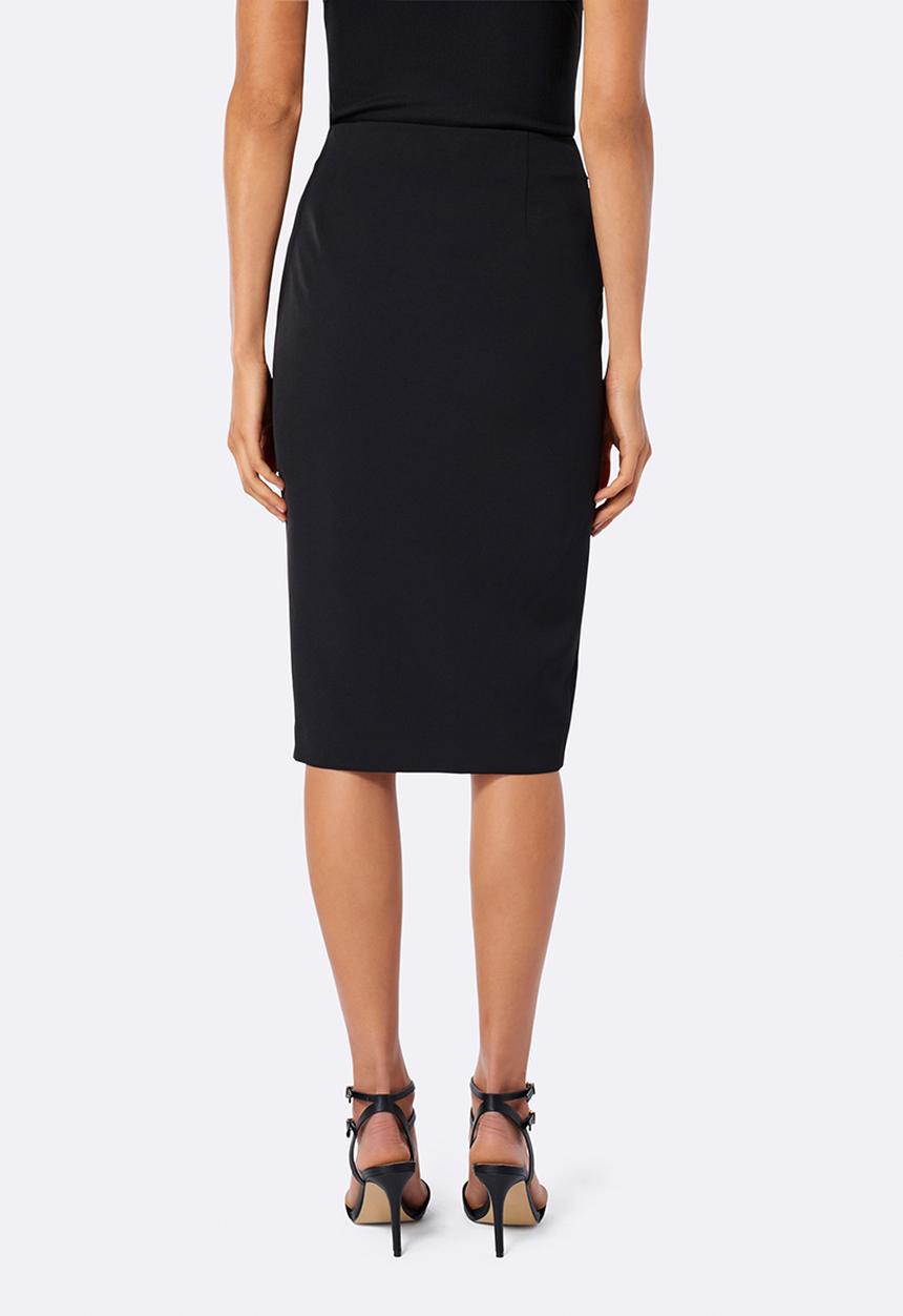 Forever New (Spree) - Alexi Lace-up Pencil Skirt Black