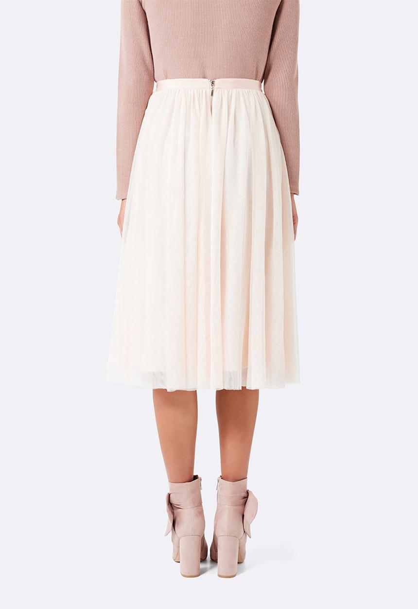 Forever New (Spree) - Ella Tulle Midi Skirt Pale Pink