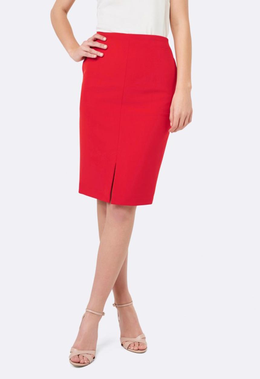 Forever New (Spree) - Ellie Pocket Pencil Skirt Red