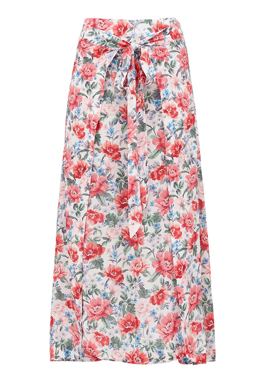 Forever New (Spree) - Celeste Tie Waste Maxi Skirt Red