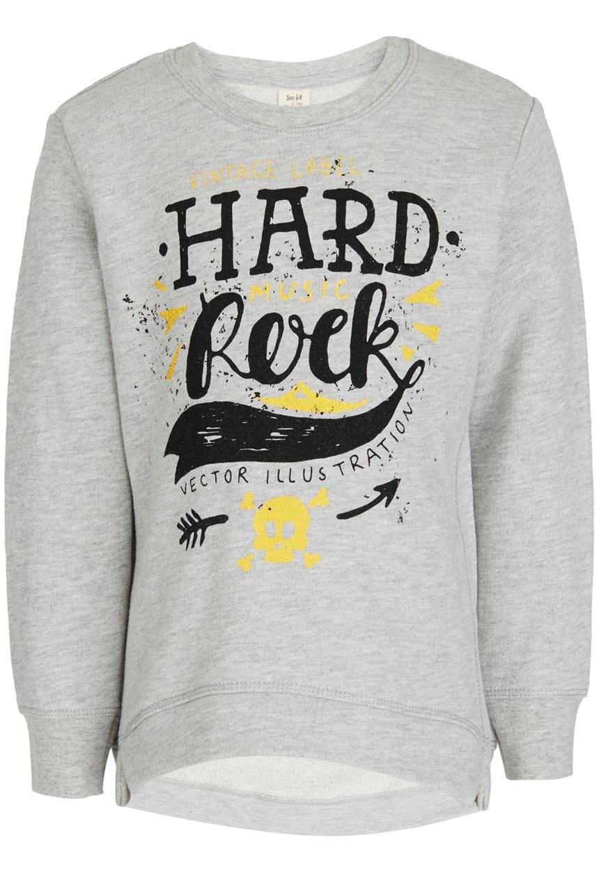 Soobe - Girls Printed Tee Grey