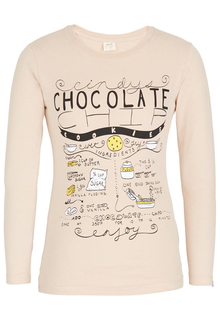 Soobe - Girls Printed Tee Beige