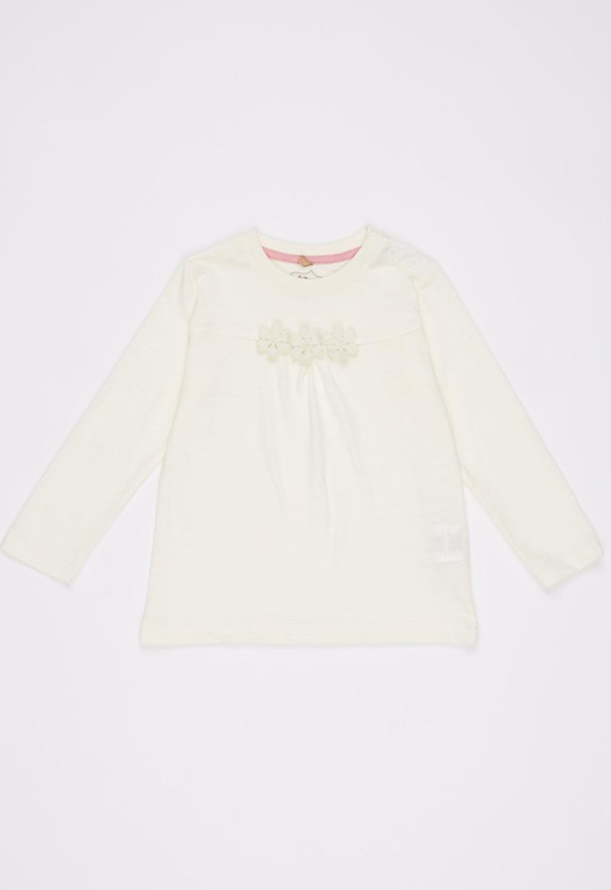 Soobe - Printed Long Sleeve Tee Cream