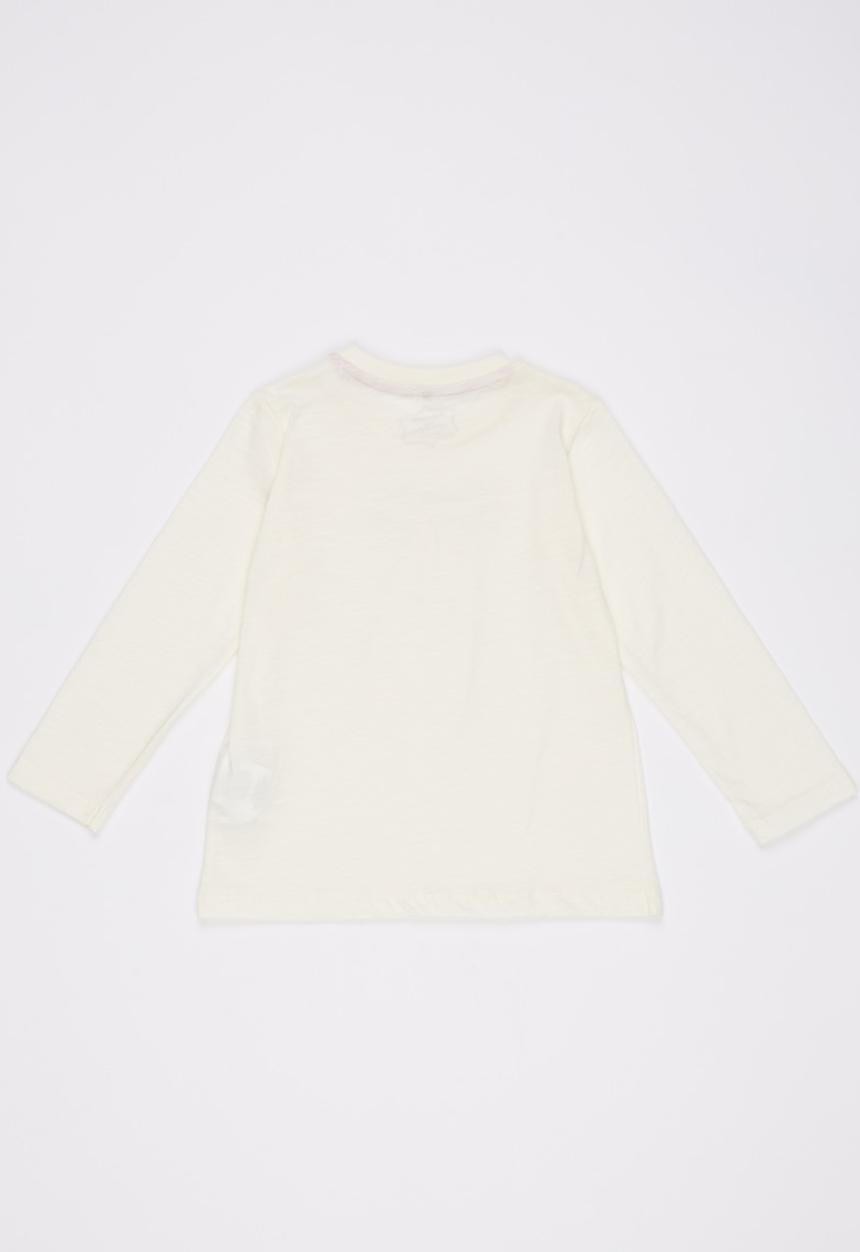 Soobe - Printed Long Sleeve Tee Cream