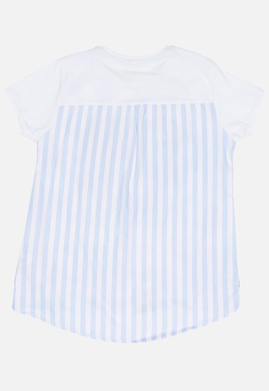 Soobe - Girl Short Sleeve Printed  Tee White