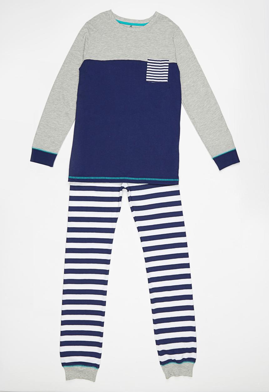Soobe - Boys Pajamas Set Grey