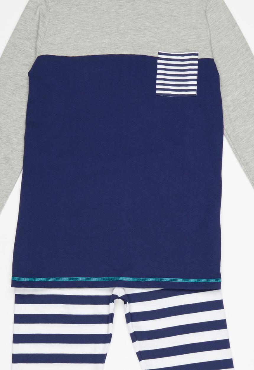 Soobe - Boys Pajamas Set Grey