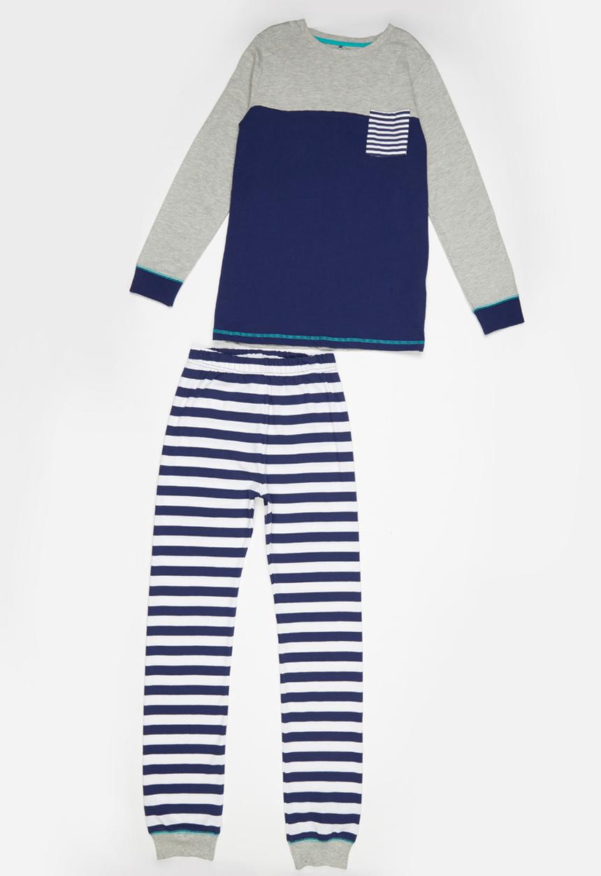 Soobe - Boys Pajamas Set Grey